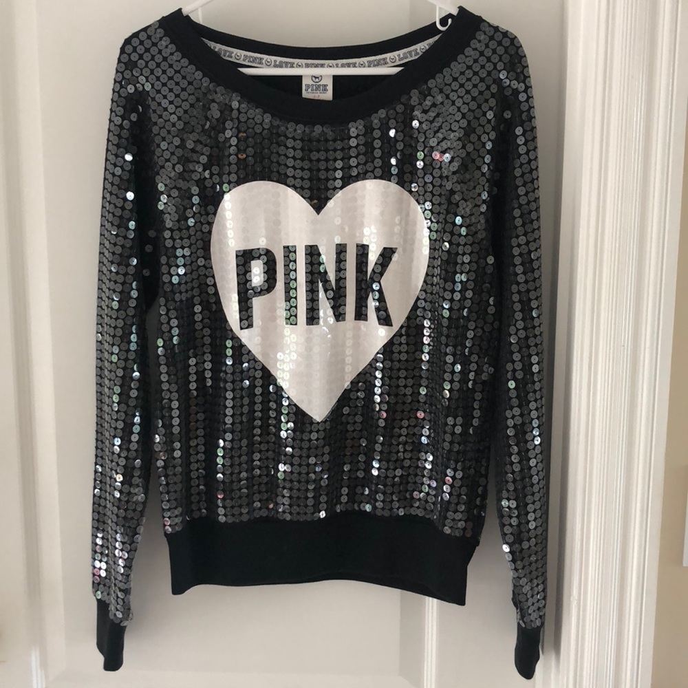 Limited edition PINK Sequin sweatshirt